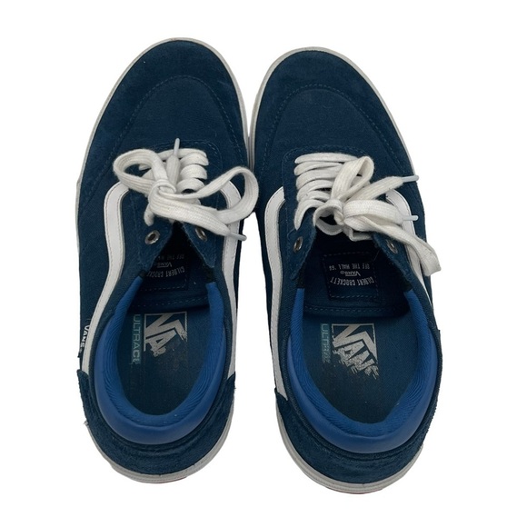 Vans Blue Old Skool Core Classics Skater Shoe Sneakers Size 8.5 Men's - Picture 4 of 9